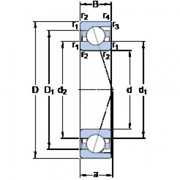  71817 CD/P4 SKF Angular Contact Ball Bearings