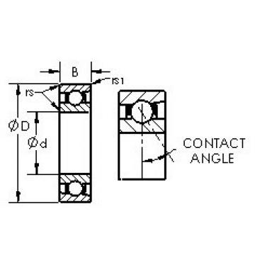  71814C AST Angular Contact Ball Bearings