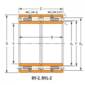  200ryl1567 four-row cylindrical roller Bearing
