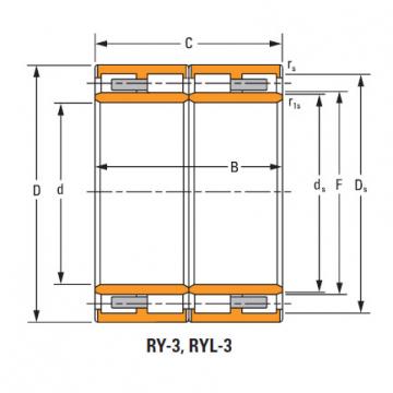  200ryl1567 four-row cylindrical roller Bearing