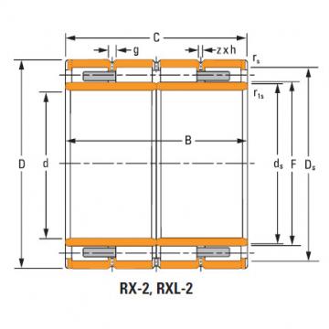  200arvsl1545 222rysl1545 four-row cylindrical roller Bearing