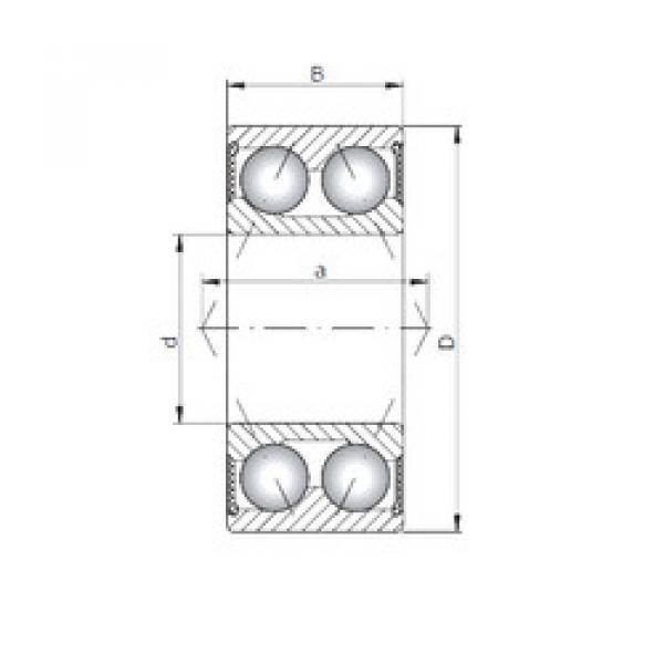  3800-2RS ISO Angular Contact Ball Bearings #1 image