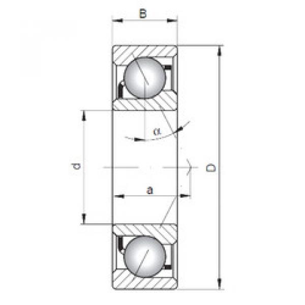  7000 C ISO Angular Contact Ball Bearings #1 image