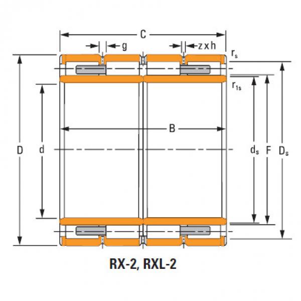  200arvsl1585 226rysl1585 four-row cylindrical roller Bearing #2 image